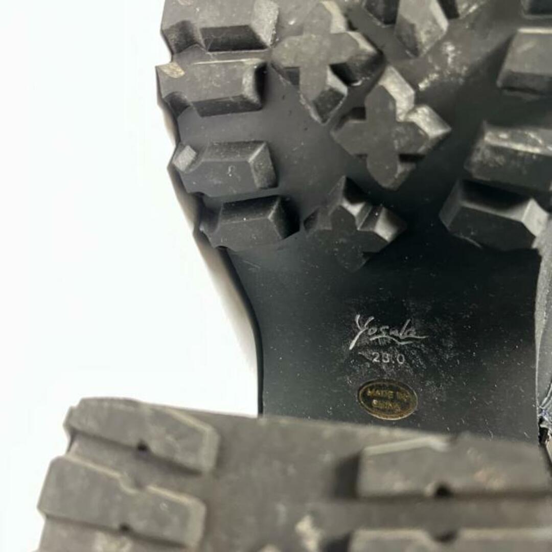 YOSUKE(ヨースケ)のYOSUKE(ヨースケ) ロングブーツ 23.0 レディース - 黒 スタッズ 合皮 レディースの靴/シューズ(ブーツ)の商品写真