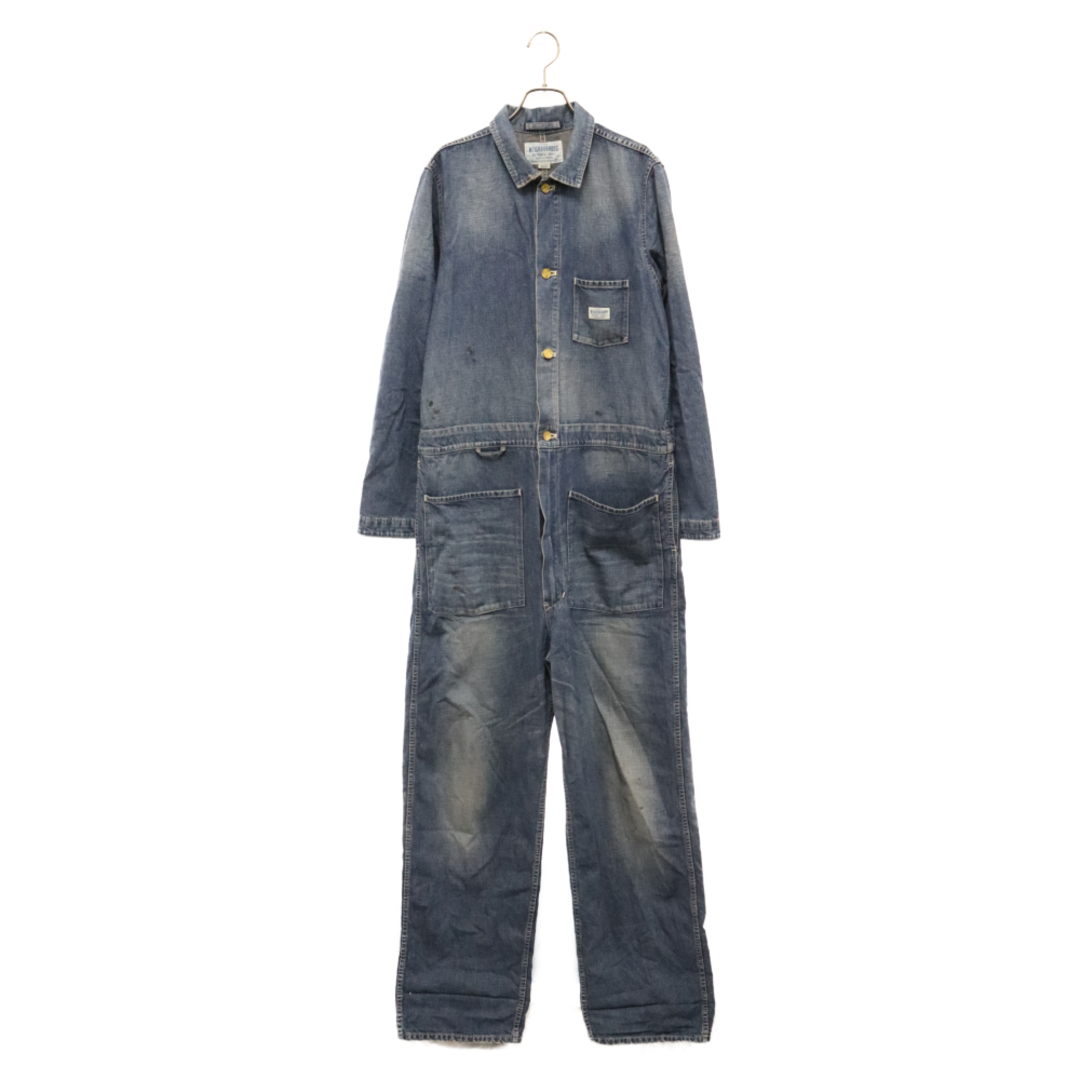 NEIGHBORHOOD(ネイバーフッド)のNEIGHBORHOOD ネイバーフッド 16SS DENIM OVERALL デニムオーバーオール インディゴ 161NYNH-PTM01 メンズのパンツ(その他)の商品写真