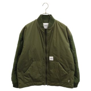 ダブルタップス(W)taps)のWTAPS ダブルタップス 20AW SHEDS JACKET COTTON.WEATHER フライトジャケット グリーン 202BRDT-JKM02(フライトジャケット)