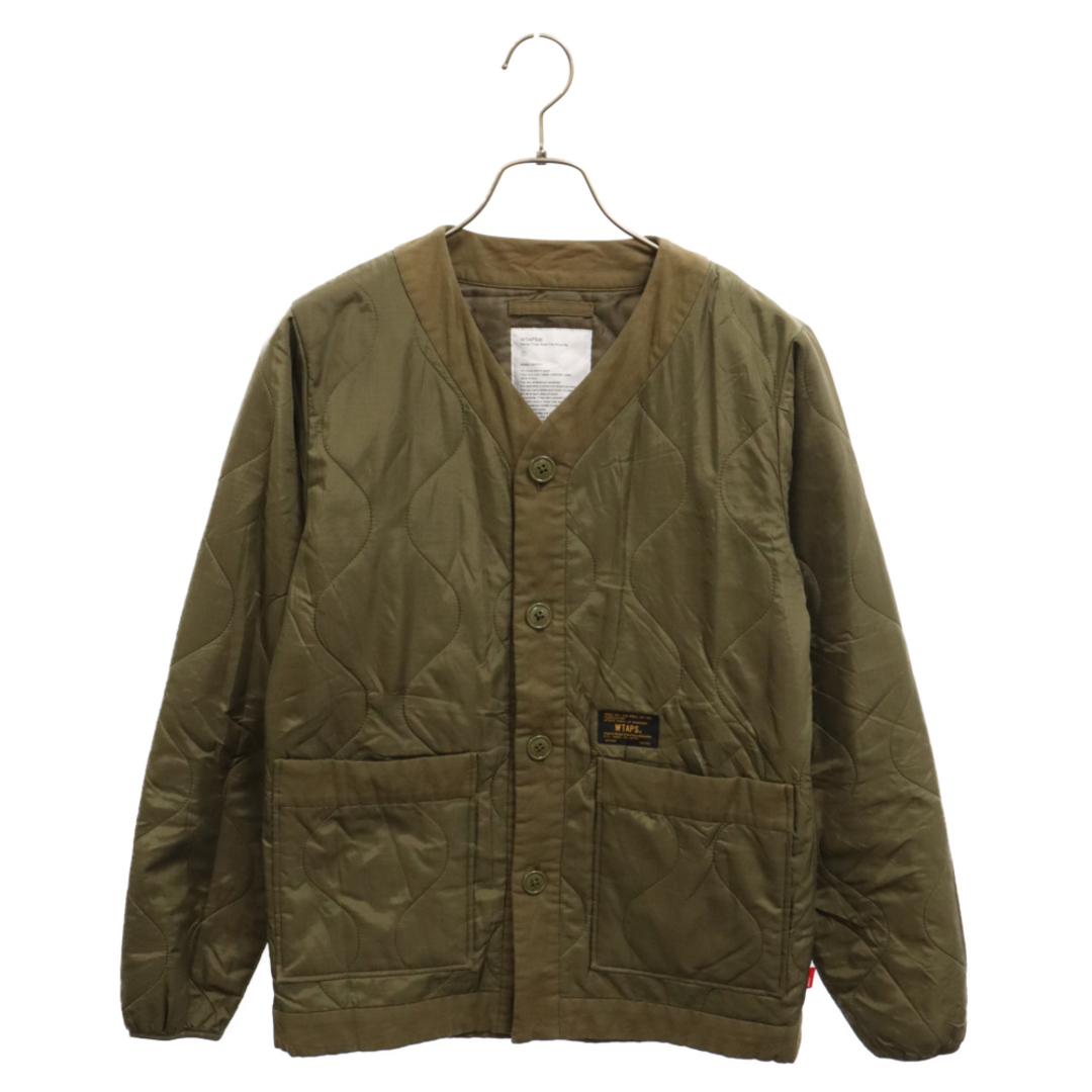 W)taps(ダブルタップス)のWTAPS ダブルタップス 15AW LINER JK JACKET NYLON RIPSTOP リップストップナイロン ライナージャケット カーキ 152GWDT-JKM08 メンズのジャケット/アウター(フライトジャケット)の商品写真