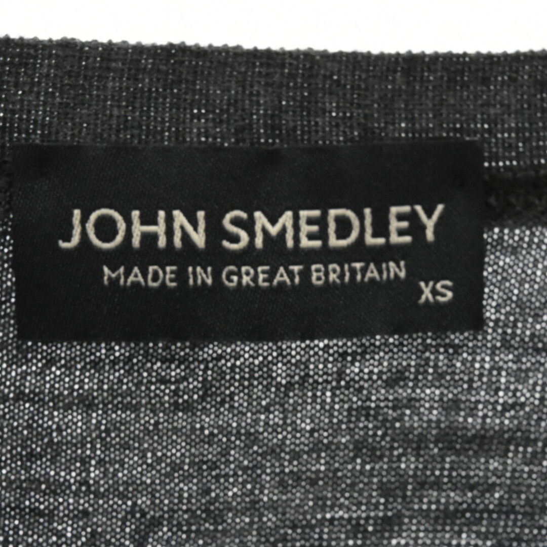 JOHN SMEDLEY(ジョンスメドレー)のJOHN SMEDLEY ジョンスメドレー ウール生地 Vネックカーディガン ニットカーディガン グレー メンズのトップス(カーディガン)の商品写真