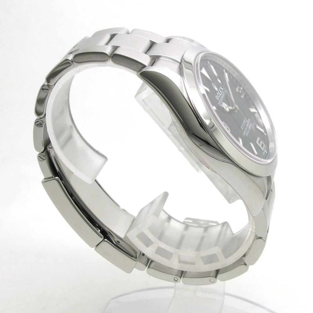 ROLEX(ロレックス)のROLEX (ロレックス) エクスプローラー1 Ref.214270 ランダム番 梨地バックル ブラックアウト 自動巻き EXPLORER【中古】 メンズの時計(腕時計(アナログ))の商品写真