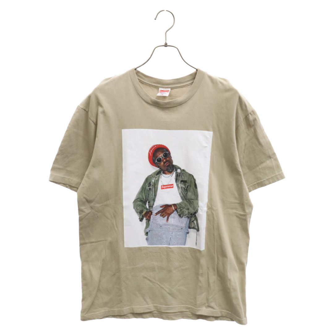 Supreme(シュプリーム)のSUPREME シュプリーム 22AW Andre 3000 Tee アンドレ 3000 フォトプリント 半袖Tシャツ カットソー ベージュ メンズのトップス(Tシャツ/カットソー(半袖/袖なし))の商品写真