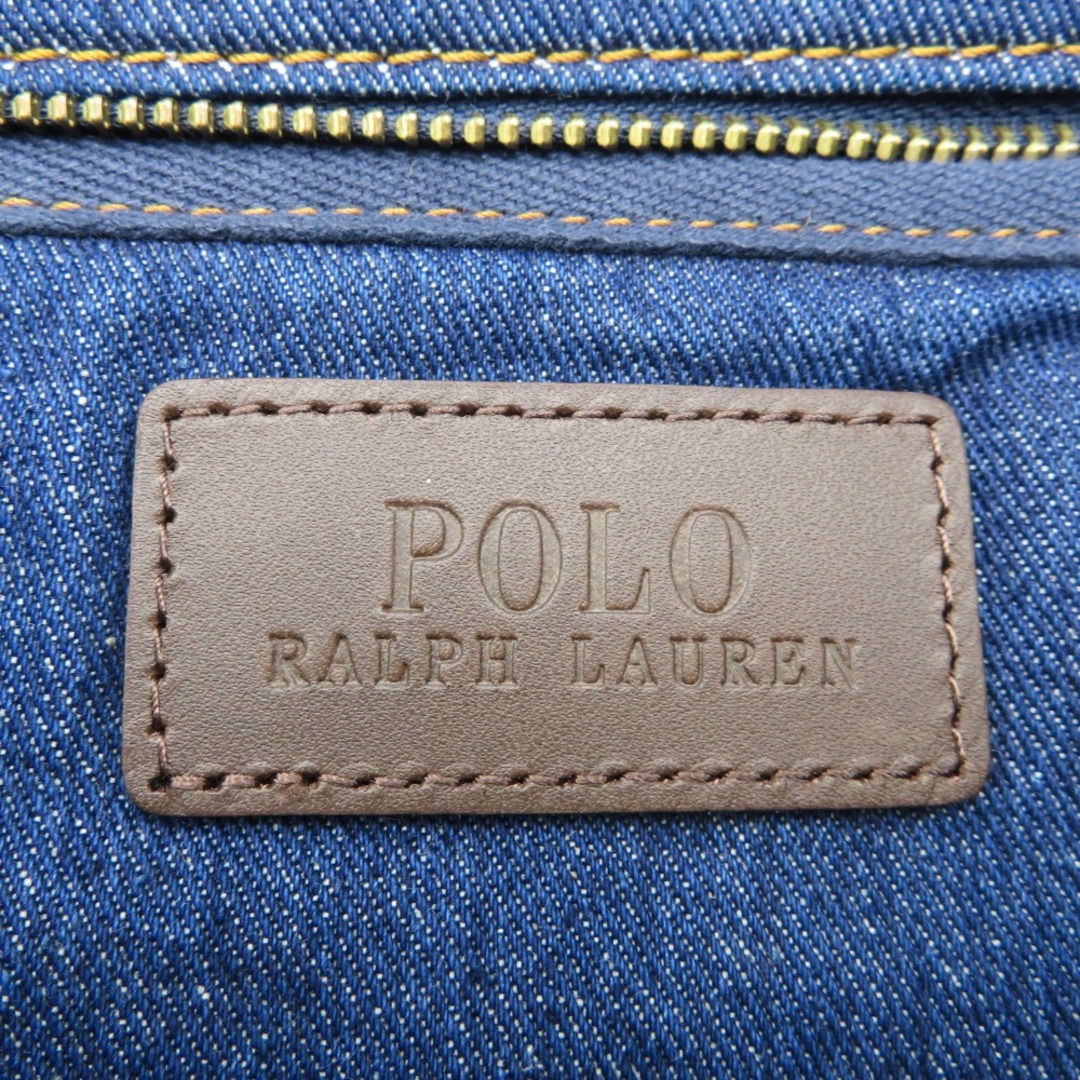 POLO RALPH LAUREN(ポロラルフローレン)のPOLO RalphLauren キャンバス トートバッグ デニム ビッグポニー レディースのバッグ(トートバッグ)の商品写真