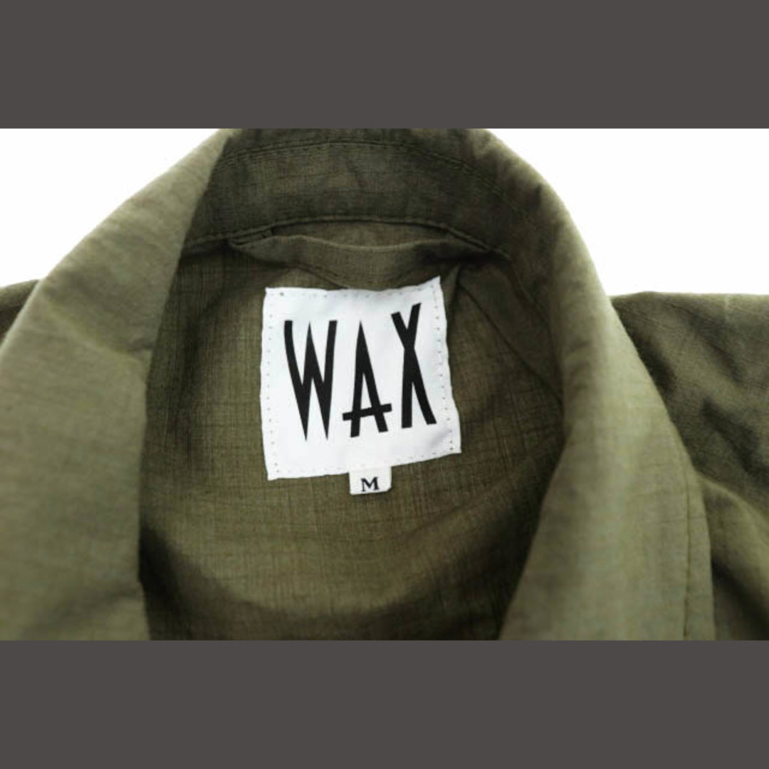 other(アザー)のWAX ワックス バルーン コーチ ミリタリー ジャケット M カーキ ● メンズのジャケット/アウター(ブルゾン)の商品写真