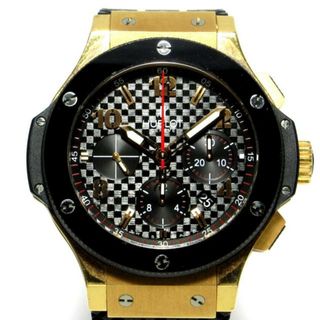 ウブロ(HUBLOT)のHUBLOT(ウブロ) 腕時計 ビッグバン 301.PB.131.RX メンズ K18PG×ラバーベルト/裏スケ/クロノグラフ 黒(その他)