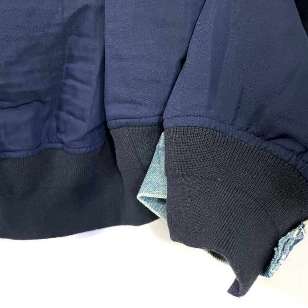sacai(サカイ)のSacai(サカイ) Gジャン サイズ1 S レディース美品  ブルー×ネイビー デニム/ドッキング/春・秋物 レディースのジャケット/アウター(Gジャン/デニムジャケット)の商品写真