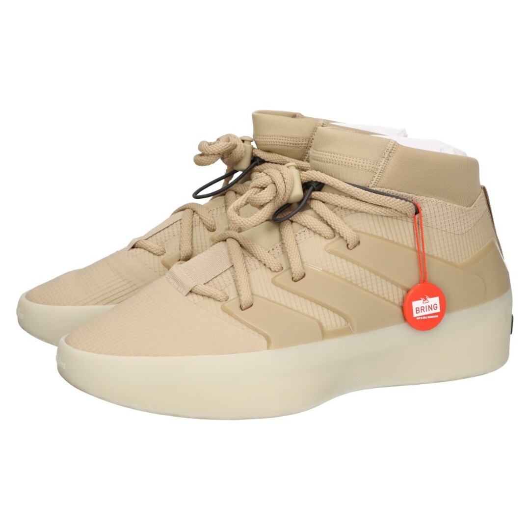 FEAR OF GOD(フィアオブゴッド)のFEAR OF GOD フィアオブゴッド ×adidas ATHLETICS I BASKETBALL CLAY IE6180 ×アディダス アスレチックバスケットボールスニーカー ハイカットスニーカー ベージュ US10/28.0cm メンズの靴/シューズ(スニーカー)の商品写真