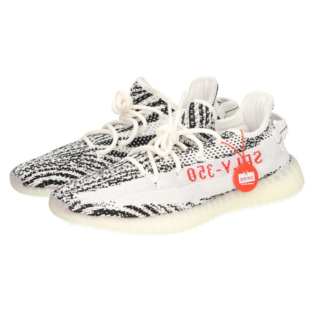 adidas(アディダス)のadidas アディダス YEEZY BOOST 350 V2 ZEBRA CP9654 イージーブースト 350 V2 ゼブラ ローカットスニーカー シューズ ホワイト/ブラック US7.5/25.5cm メンズの靴/シューズ(スニーカー)の商品写真