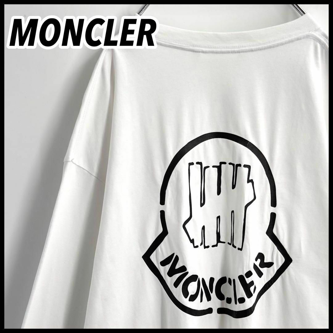 MONCLER(モンクレール)の【入手困難】希少XL モンクレール　アンディーフィテッドバックロゴ　ロンTシャツ メンズのトップス(Tシャツ/カットソー(七分/長袖))の商品写真