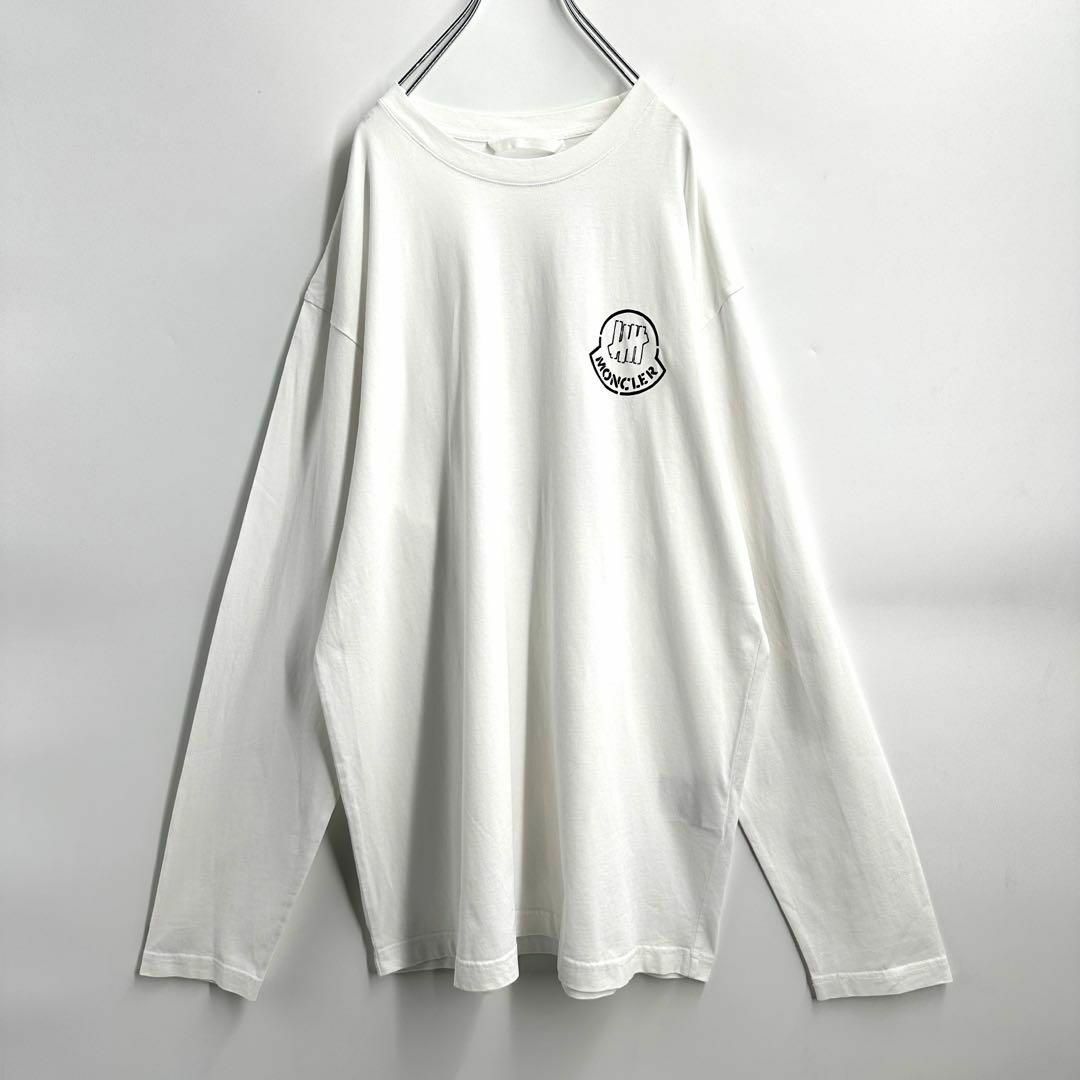 MONCLER(モンクレール)の【入手困難】希少XL モンクレール　アンディーフィテッドバックロゴ　ロンTシャツ メンズのトップス(Tシャツ/カットソー(七分/長袖))の商品写真