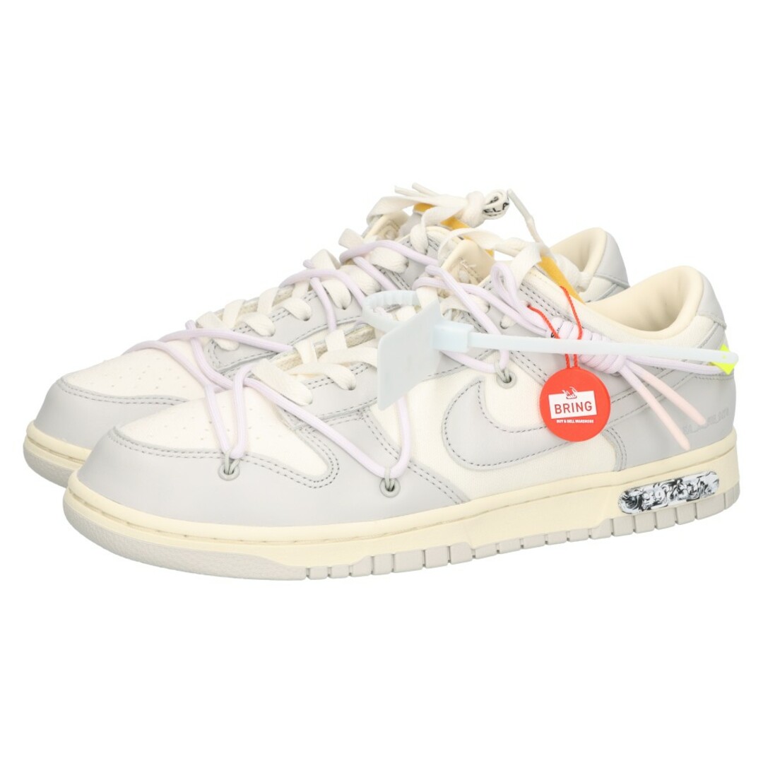 NIKE(ナイキ)のNIKE ナイキ ×OFF-WHITE DUNK LOW 1 OF 50×オフホワイト ダンク ロー 1 OF 50 49 ローカットスニーカー シューズ ホワイト US9/27cm DM1602-123 メンズの靴/シューズ(スニーカー)の商品写真