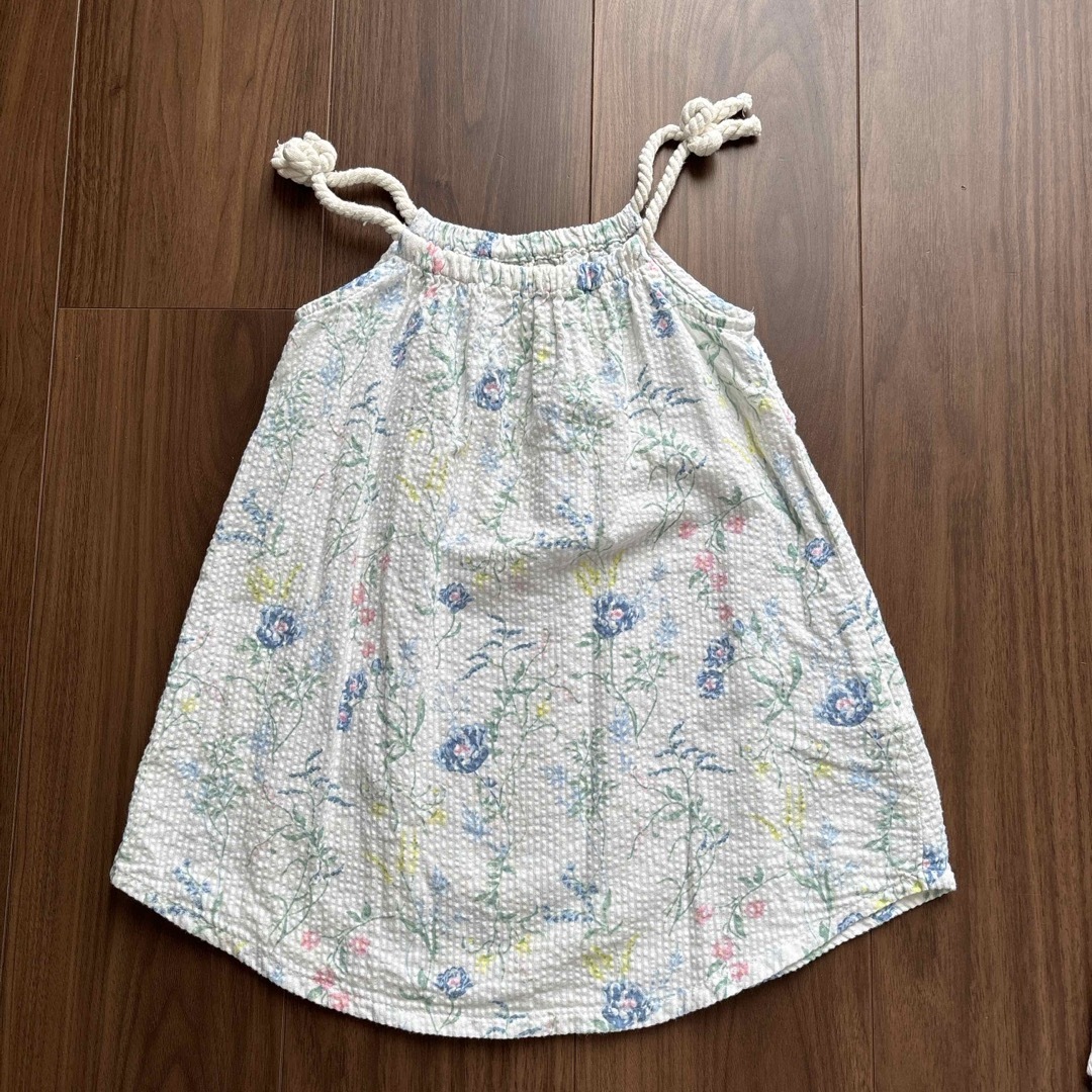 H&M(エイチアンドエム)のワンピース　90   ブラウス キッズ/ベビー/マタニティのキッズ服女の子用(90cm~)(ワンピース)の商品写真