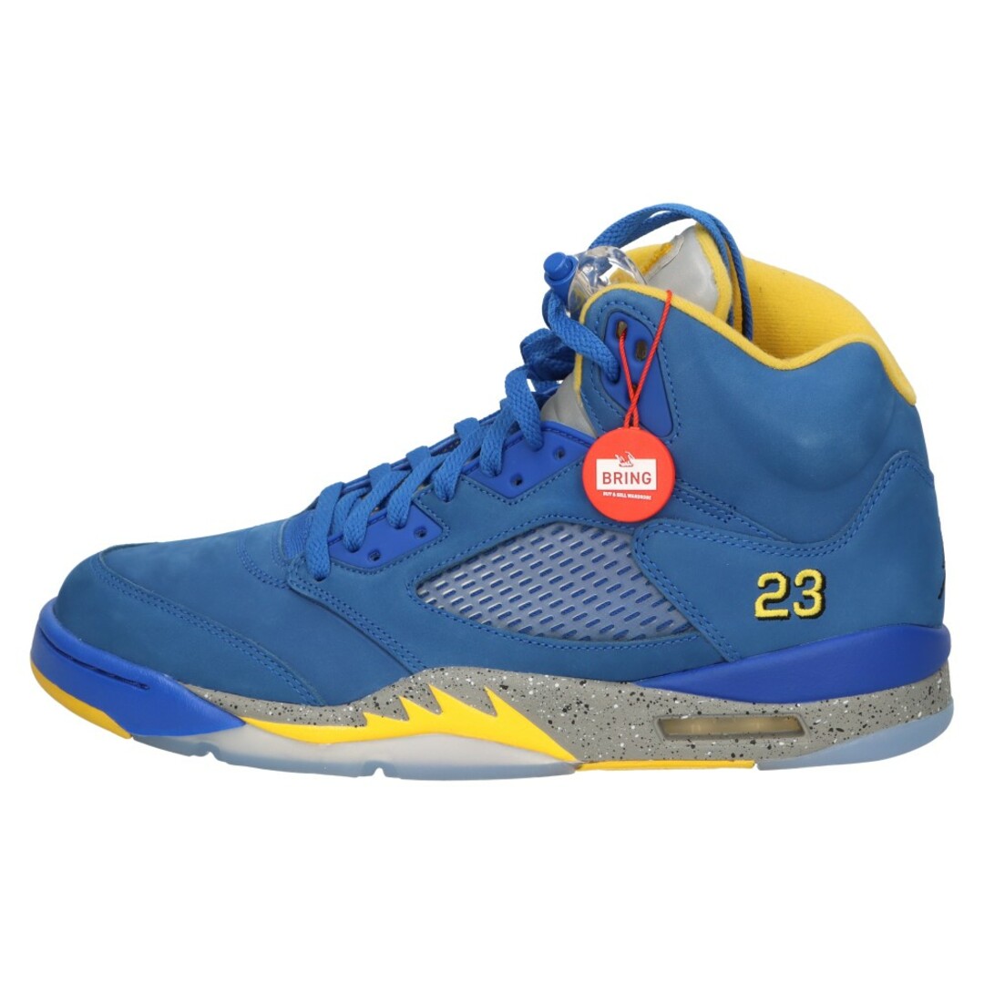 NIKE(ナイキ)のNIKE ナイキ AIR JORDAN 5 JSP Laney CD2720-400 エア ジョーダン 5 JSP レイニー ハイカットスニーカー ブルー/イエロー US11/29cm メンズの靴/シューズ(スニーカー)の商品写真