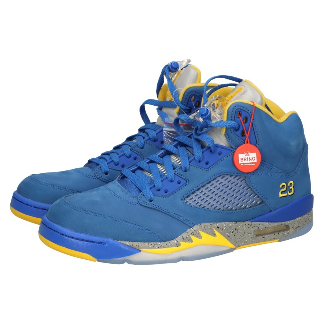 NIKE(ナイキ)のNIKE ナイキ AIR JORDAN 5 JSP Laney CD2720-400 エア ジョーダン 5 JSP レイニー ハイカットスニーカー ブルー/イエロー US11/29cm メンズの靴/シューズ(スニーカー)の商品写真