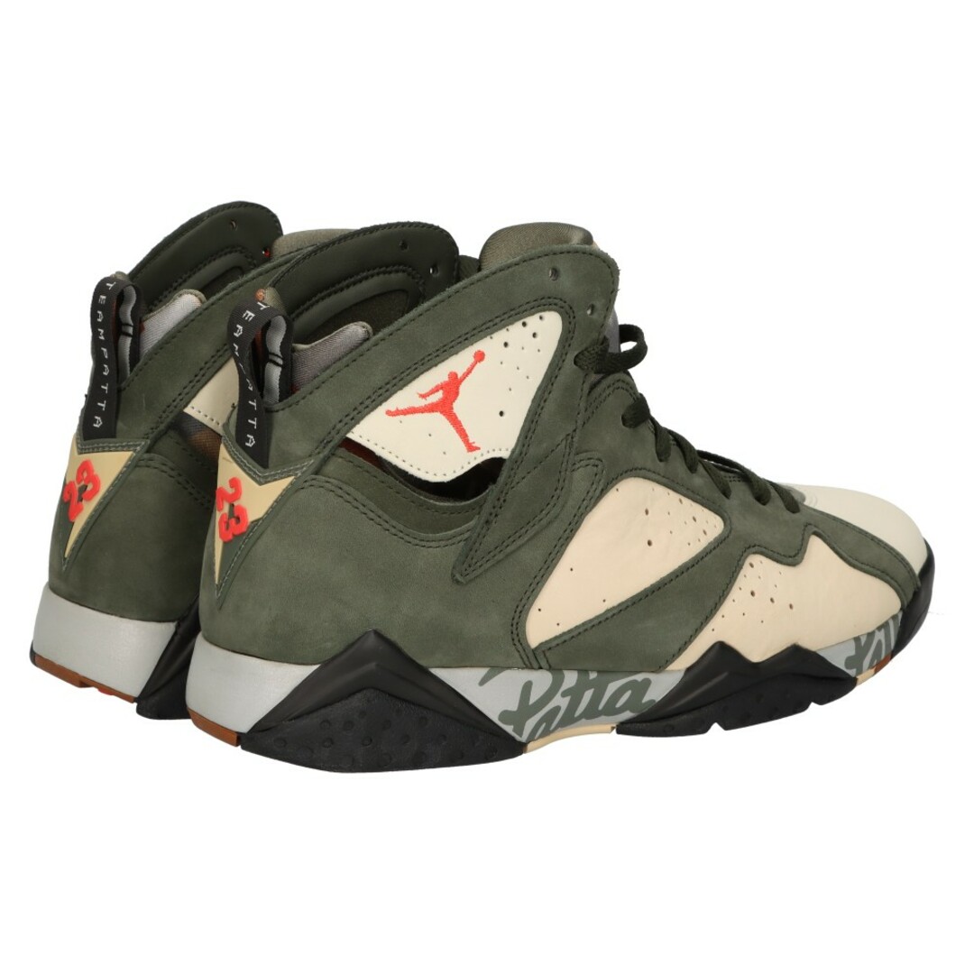 NIKE(ナイキ)のNIKE ナイキ ×Patta AIR JORDAN 7 RETRO SEQUOIA AT3375-100 エアジョーダン7パタ セコイア ハイカットスニーカー カーキ US10.5/28.5cm メンズの靴/シューズ(スニーカー)の商品写真