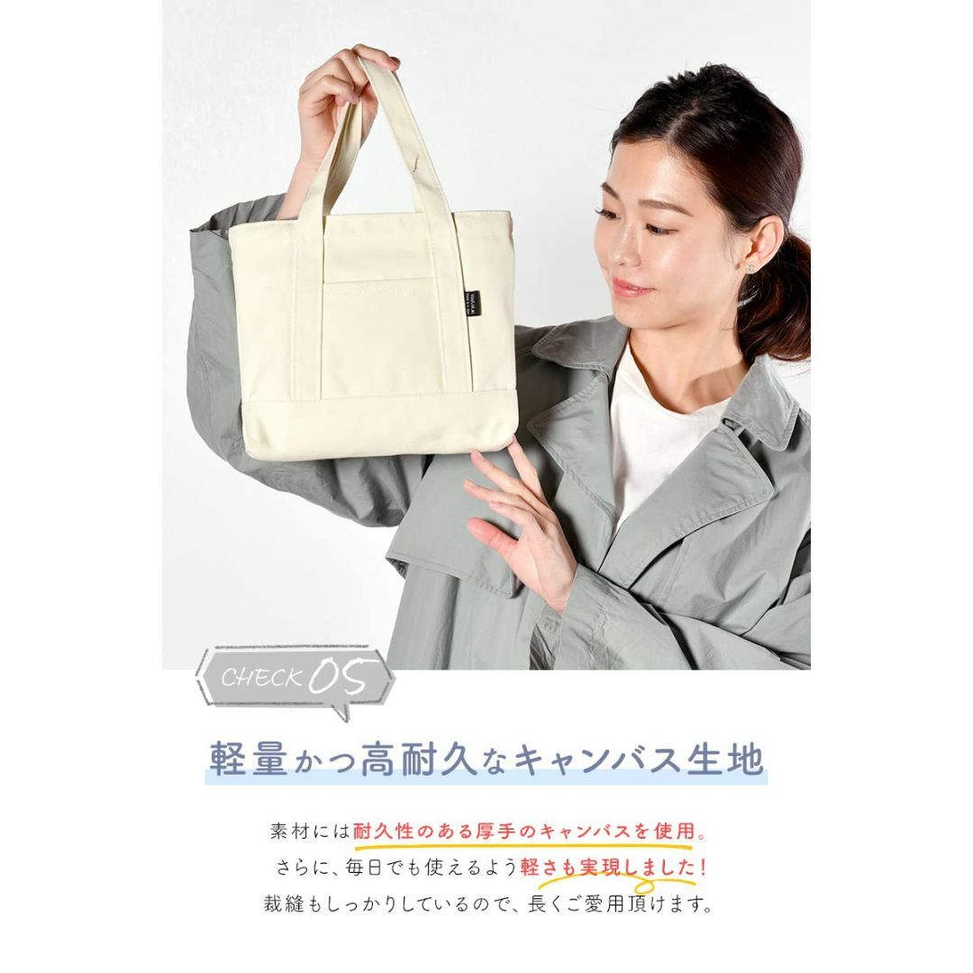 【色: ブラック】[chamo] ミニトートバッグ ミニトート ランチバッグ ト レディースのバッグ(その他)の商品写真