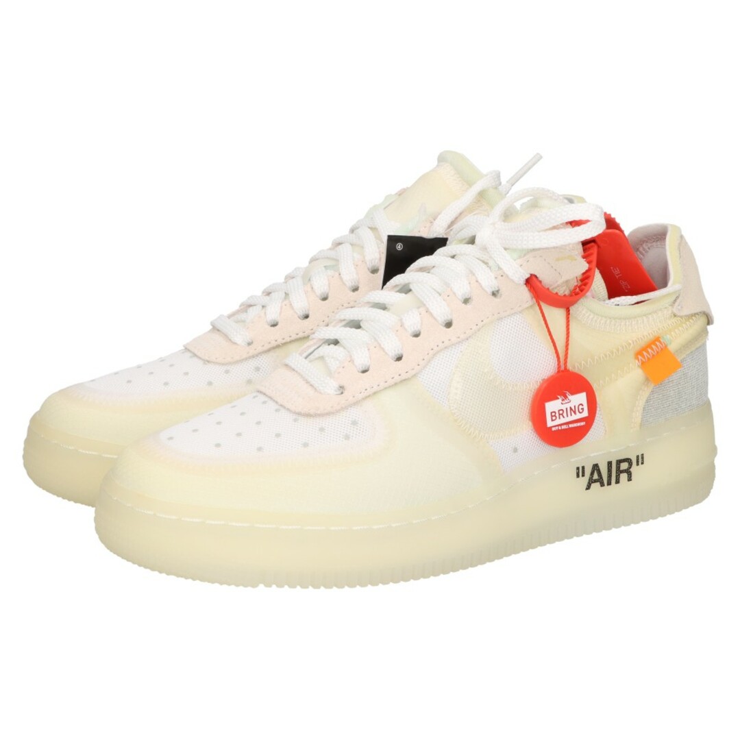 NIKE(ナイキ)のNIKE ナイキ ×OFF-WHITE THE 10: AIR FORCE 1 LOW AO4606-100 オフホワイト ザテン エアフォース1 ローカットスニーカー ホワイト US6.5/24.5cm メンズの靴/シューズ(スニーカー)の商品写真