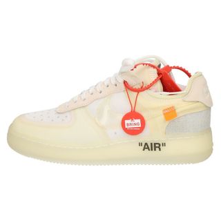 ナイキ(NIKE)のNIKE ナイキ ×OFF-WHITE THE 10: AIR FORCE 1 LOW AO4606-100 オフホワイト ザテン エアフォース1 ローカットスニーカー ホワイト US6.5/24.5cm(スニーカー)