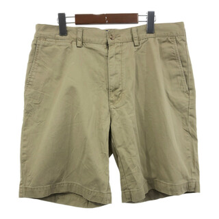 ポロラルフローレン(POLO RALPH LAUREN)のPolo by Ralph Lauren ポロ ラルフローレン PROSPECT SHORT チノショートパンツ ポロチノ ベージュ (メンズ W34) 中古 古着 Q6475(ショートパンツ)