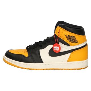 ナイキ(NIKE)のNIKE ナイキ AIR JORDAN 1 RETRO HIGH OG Taxi 555088-711 エアジョーダン1 タクシー ハイカットスニーカー イエロー/ブラック US9/27cm(スニーカー)