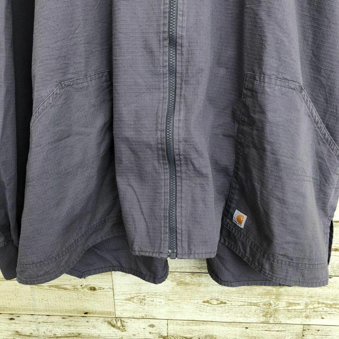 carhartt(カーハート)の【k6401】USA古着00sカーハートパッチロゴフルジップコットンジャケット その他のその他(その他)の商品写真