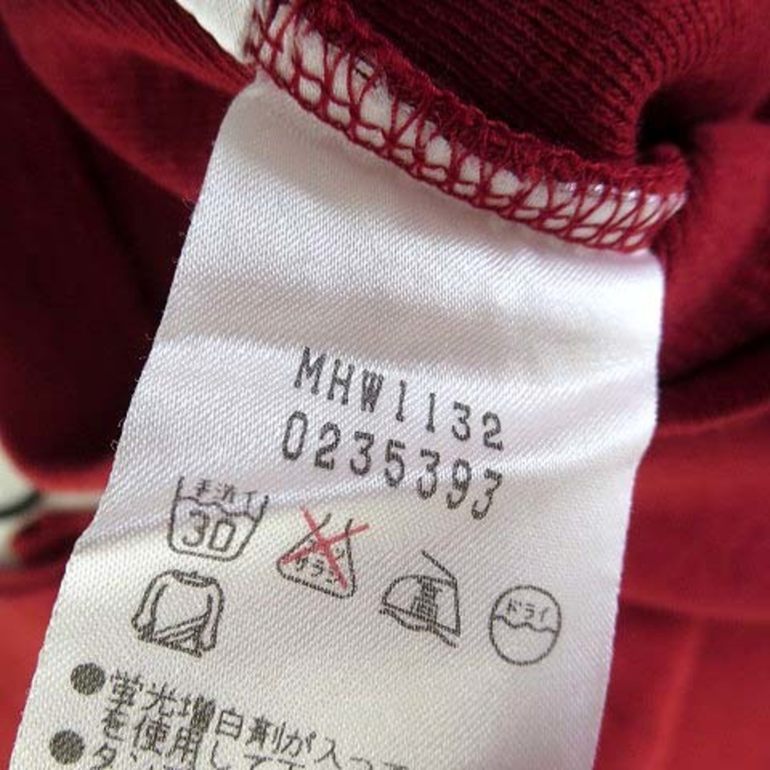 MARGARET HOWELL(マーガレットハウエル)のマーガレットハウエル ニット カットソー シャツ コットン 5分袖 M 2 赤 レディースのトップス(その他)の商品写真
