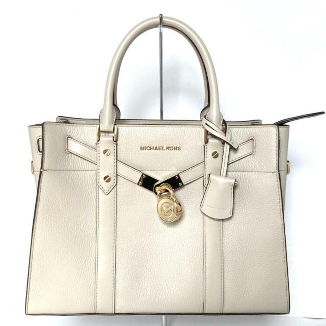 Michael Kors(マイケルコース)のMICHAEL KORS(マイケルコース) ハンドバッグ - 30F9G0HS3L グレージュ レザー レディースのバッグ(ハンドバッグ)の商品写真