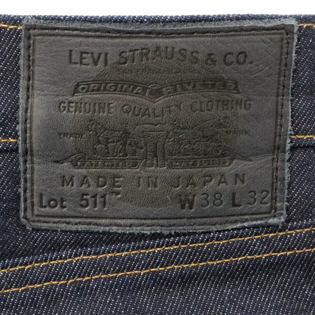 Levi's(リーバイス)のLevi's リーバイス 511 MADE IN JAPAN DARK RINSE スリムフィット デニムパンツ インディゴ A5876-0005 メンズのパンツ(デニム/ジーンズ)の商品写真