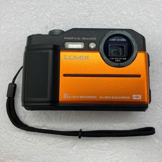 パナソニック(Panasonic)の【防水・防塵・耐衝撃】　Panasonic　DC-FT7　オレンジ(コンパクトデジタルカメラ)