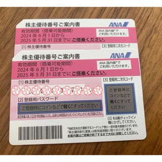 エーエヌエー(ゼンニッポンクウユ)(ANA(全日本空輸))のANA 株主優待券⭐︎最新版(航空券)