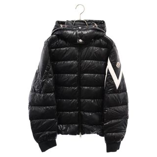 モンクレール(MONCLER)のMONCLER モンクレール Corydale コーリーデール アームMロゴ ジップアップ フーディーダウンジャケット H20911A00101 ブラック(ダウンジャケット)