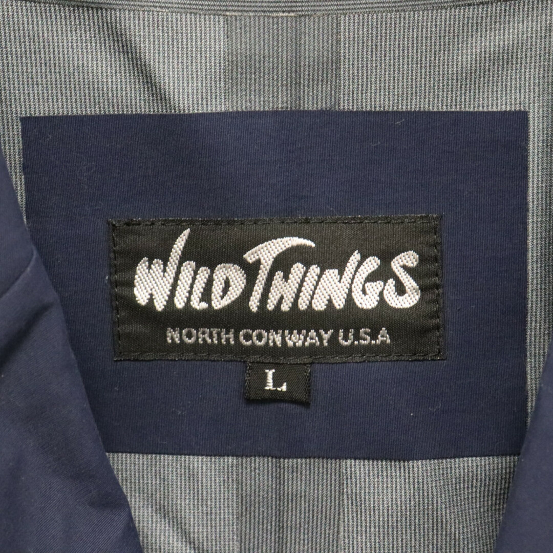 WILD THINGS ワイルドシングス UTILITY JACKET COOL MAX ユーティリティー ジャケット WT006N ネイビー メンズのジャケット/アウター(フライトジャケット)の商品写真