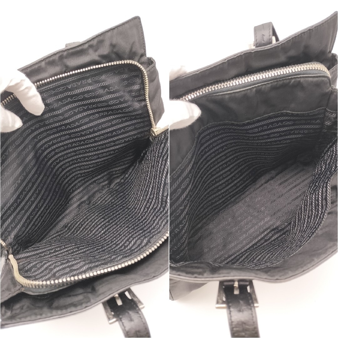 PRADA(プラダ)の極美品✨プラダ　トートバッグ　ブラック　黒 レディースのバッグ(トートバッグ)の商品写真