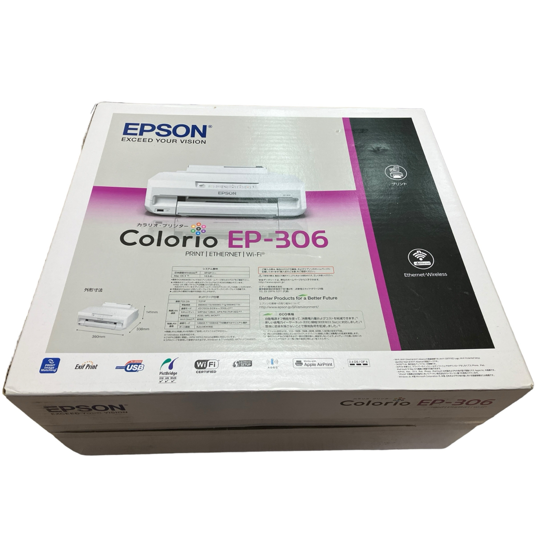 EPSON(エプソン)のEPSON  エプソン　プリンター　EP-306 スマホ/家電/カメラのPC/タブレット(PC周辺機器)の商品写真