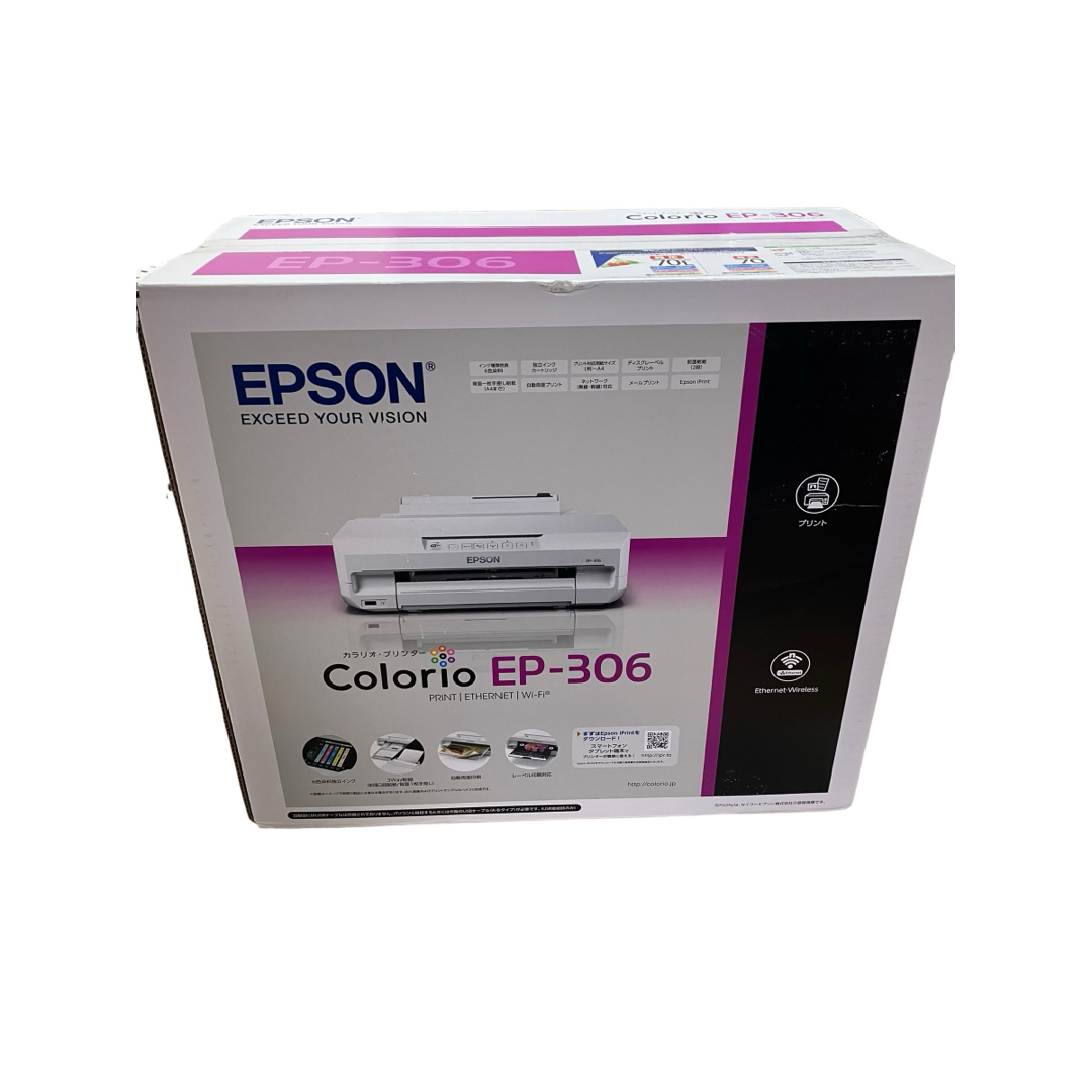 EPSON(エプソン)のEPSON  エプソン　プリンター　EP-306 スマホ/家電/カメラのPC/タブレット(PC周辺機器)の商品写真