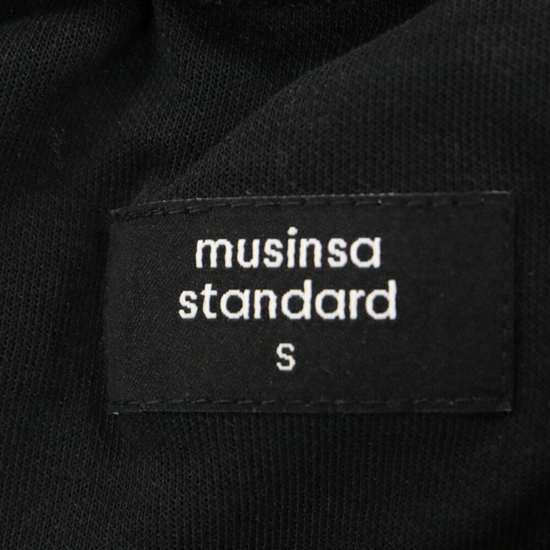 MUSINSA STANDARD ムシンサスタンダード 2タック ワイドトラックパンツ ブラック MMBPK613-BK レディース レディースのパンツ(その他)の商品写真