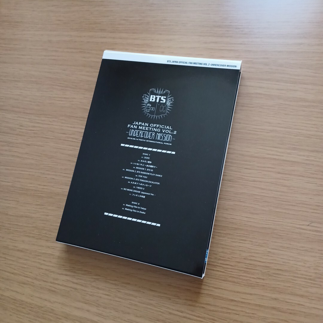 防弾少年団(BTS)(ボウダンショウネンダン)のBTS　公式　UNDERCOVER MISSION　アンカバ　DVD　日本 エンタメ/ホビーのCD(K-POP/アジア)の商品写真