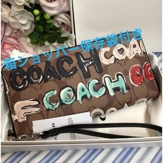 COACH - 新品未使用COACHコーチ 長財布　メンズレディース　マルチペイントシグネチャー