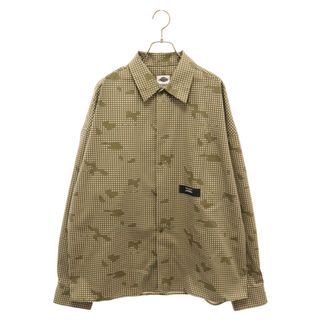 N.HOOLYWOOD エヌハリウッド 22SS ×UNDERCOVER ×DICKIES SHIRT 2212-SH35-003 アンダーカバー ディッキーズ カモフラ柄長袖シャツ グリーンカモ