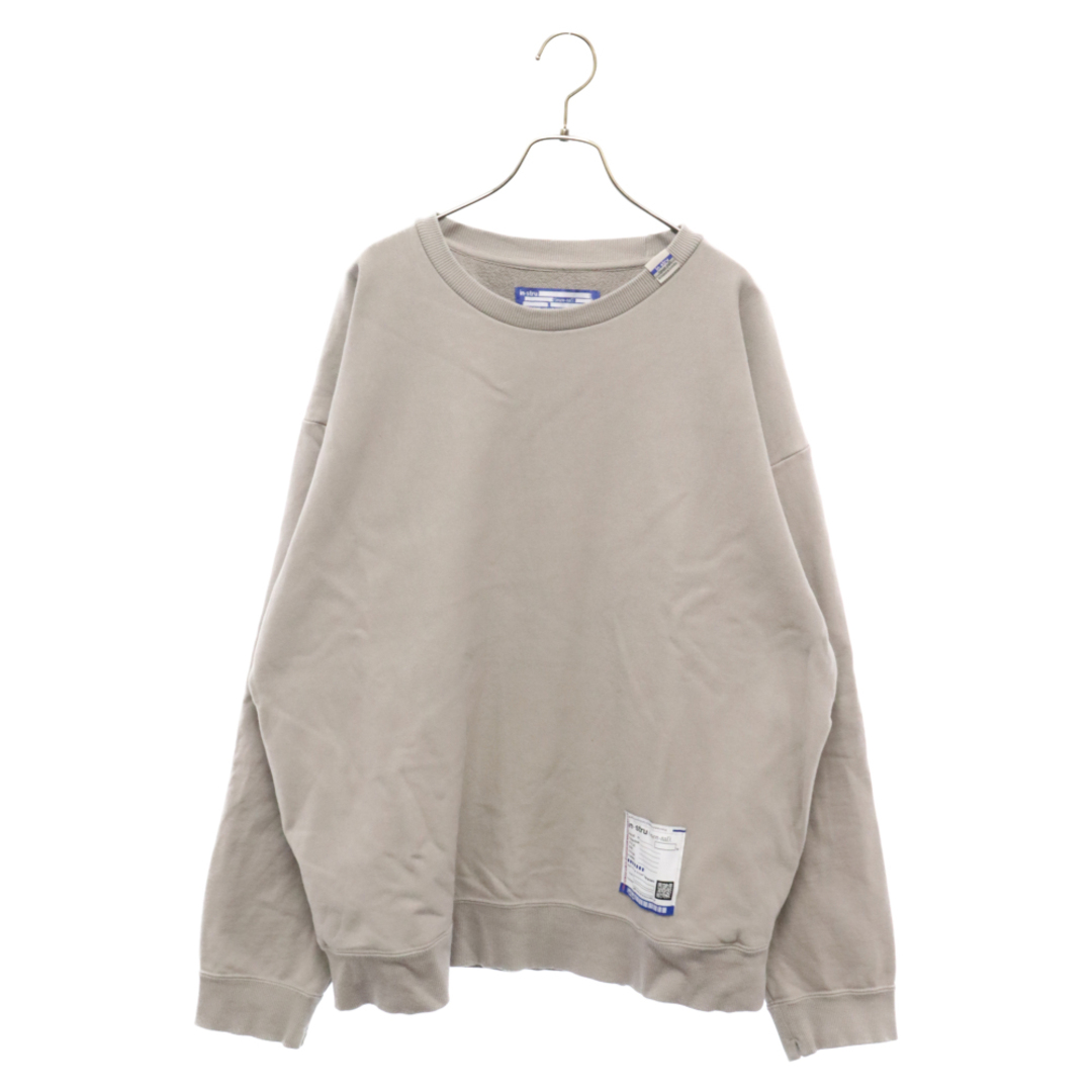 MIHARAYASUHIRO(ミハラヤスヒロ)のMIHARA YASUHIRO ミハラヤスヒロ in・stru(men-tal) French Terry Pullover Swaetshirt インストメンタル プルオーバースウェット グレー I12PO502 メンズのトップス(スウェット)の商品写真