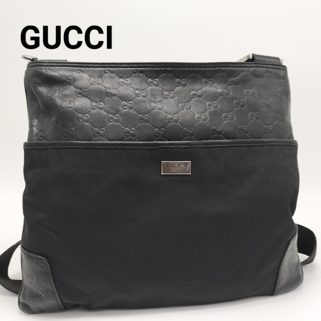 Gucci(グッチ)の極美品✨グッチ　ショルダーバッグ　ブラック　黒 レディースのバッグ(ショルダーバッグ)の商品写真