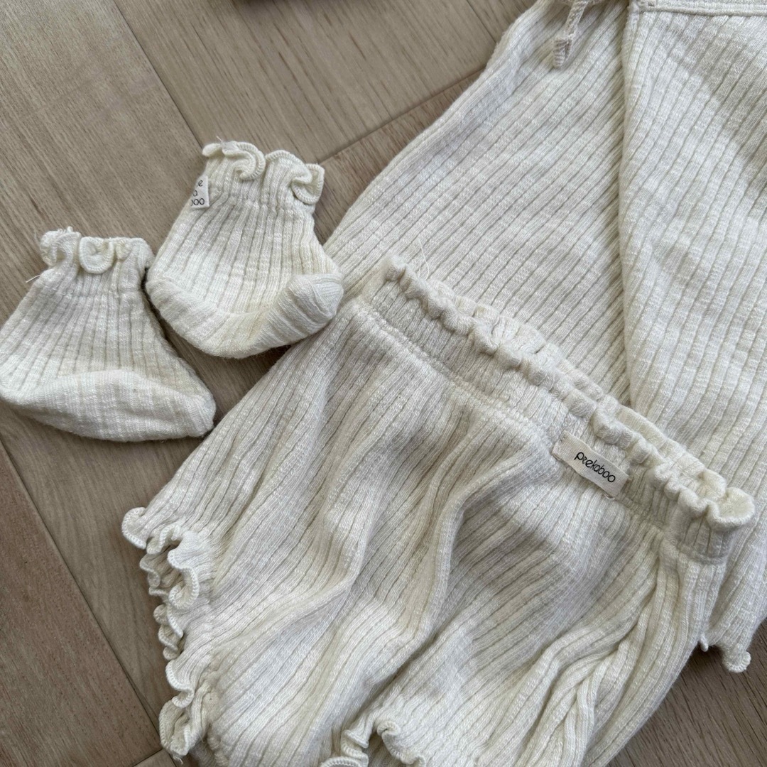 ayapon様 peekaboo  newborn wear 韓国子供服 キッズ/ベビー/マタニティのベビー服(~85cm)(ロンパース)の商品写真