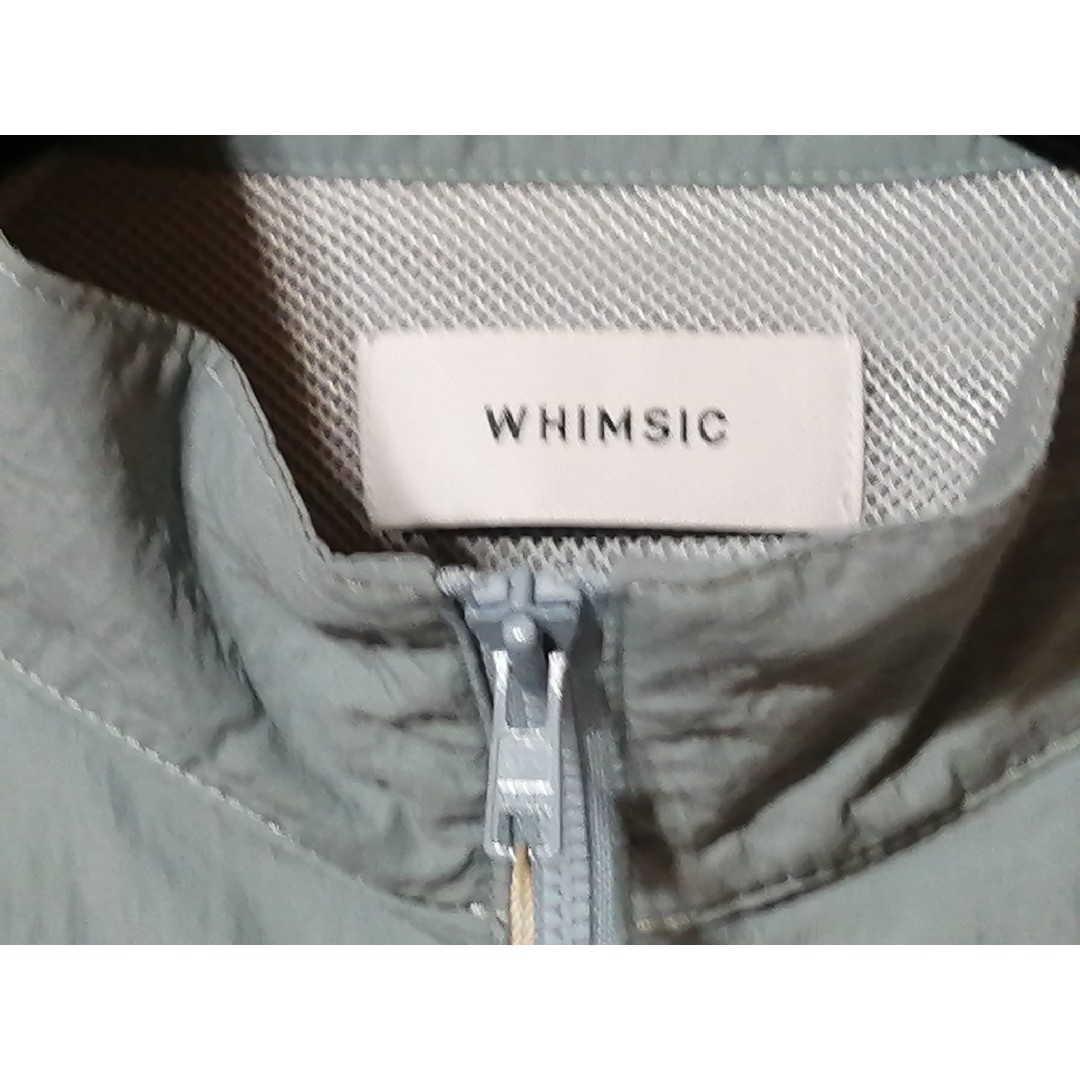 新品　WHIMSIC　Fサイズ　ナイロンブルゾン　ライトグリーン レディースのジャケット/アウター(ナイロンジャケット)の商品写真