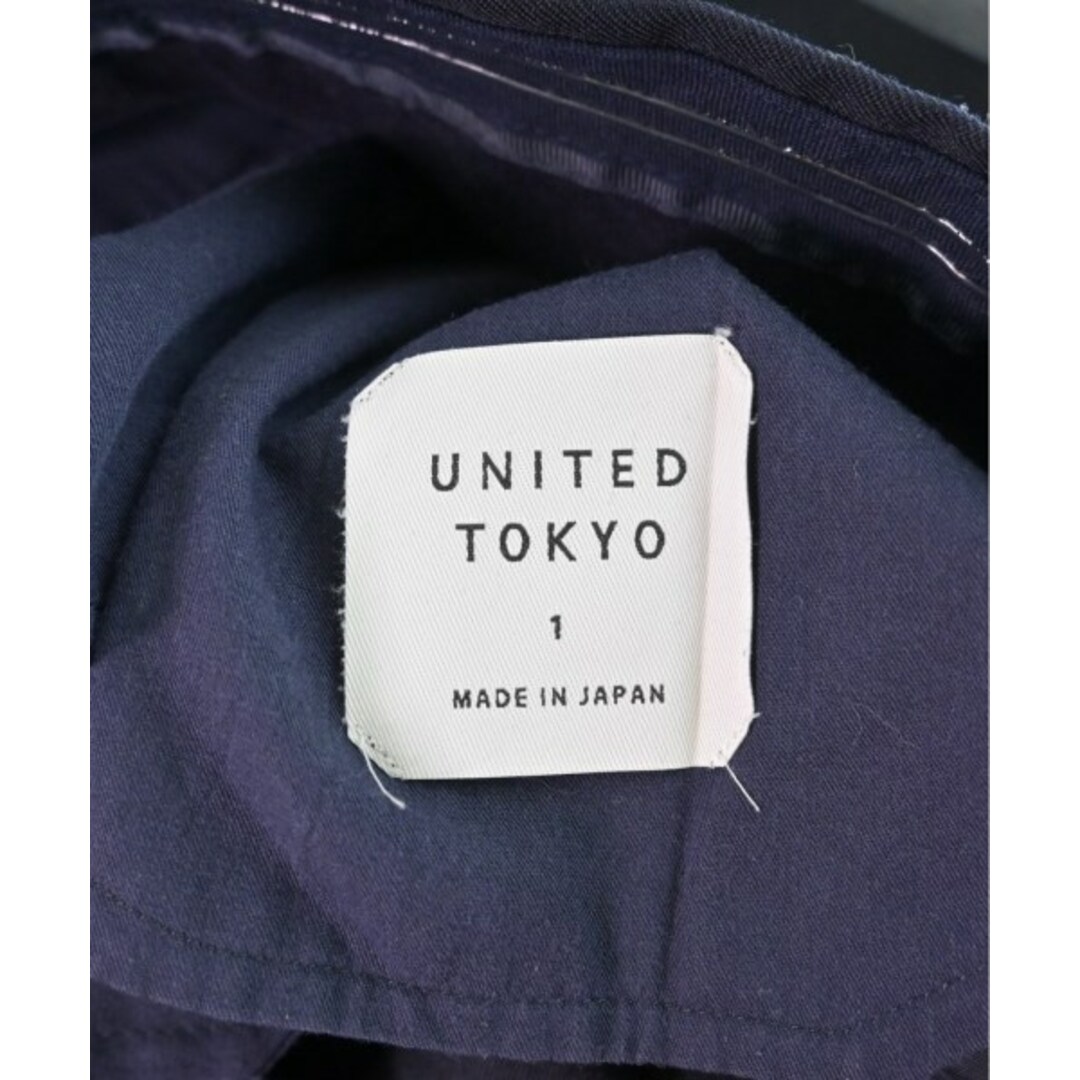 UNITED TOKYO(ユナイテッドトウキョウ)のUNITED TOKYO ユナイテッドトウキョウ スラックス 1(S位) 紺 【古着】【中古】 メンズのパンツ(スラックス)の商品写真