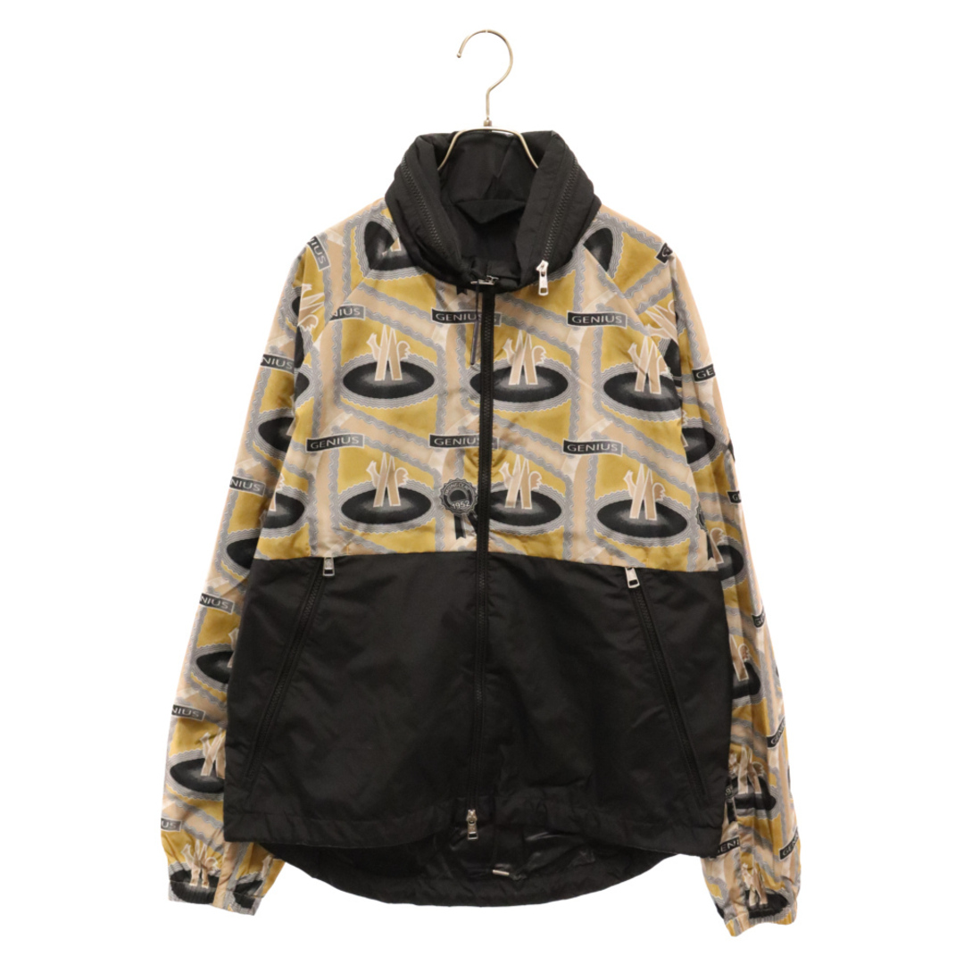 MONCLER(モンクレール)のMONCLER モンクレール 20AW×Roc Nation designed by Jay-Z GENIUS F10921B70600 サイケデリック総柄プリントナイロンジップジャケット ブラック メンズのジャケット/アウター(ナイロンジャケット)の商品写真