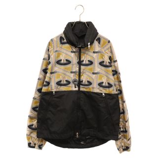 モンクレール(MONCLER)のMONCLER モンクレール 20AW×Roc Nation designed by Jay-Z GENIUS F10921B70600 サイケデリック総柄プリントナイロンジップジャケット ブラック(ナイロンジャケット)