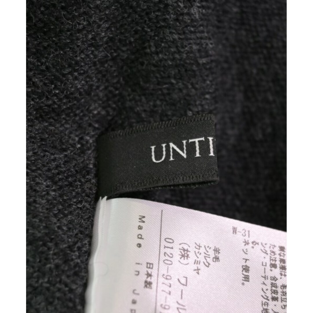 UNTITLED(アンタイトル)のUNTITLED アンタイトル ニット・セーター M ダークグレー 【古着】【中古】 レディースのトップス(ニット/セーター)の商品写真