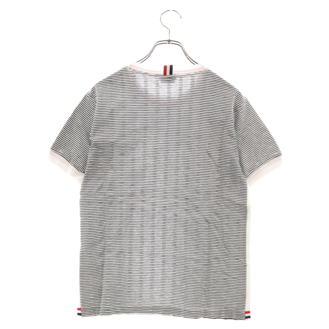 THOM BROWNE(トムブラウン)のTHOM BROWNE トムブラウン MJS011AKA079 ボーダークルーネック半袖Tシャツ メンズのトップス(Tシャツ/カットソー(半袖/袖なし))の商品写真