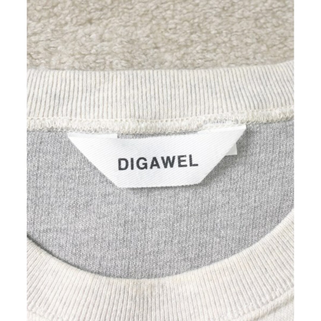 DIGAWEL(ディガウェル)のDIGAWEL ディガウェル Tシャツ・カットソー 1(S位) ベージュ 【古着】【中古】 メンズのトップス(Tシャツ/カットソー(半袖/袖なし))の商品写真